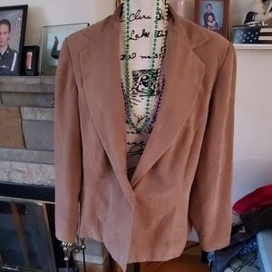 Brown Dressbarn winter blazer